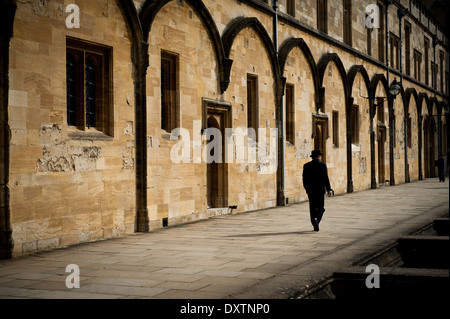 Porter à Christchurch College, Oxford, Royaume-Uni Banque D'Images