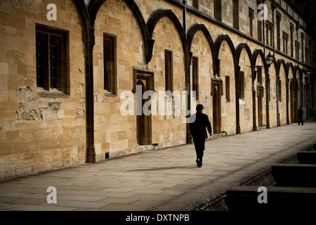 Porter à Christchurch College, Oxford, Royaume-Uni Banque D'Images