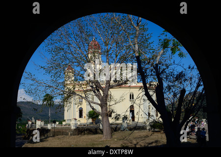 El Cobre Basilique, accueil de la Vierge de la Charité bien-aimé. Près de Santiago de Cuba, Cuba Banque D'Images