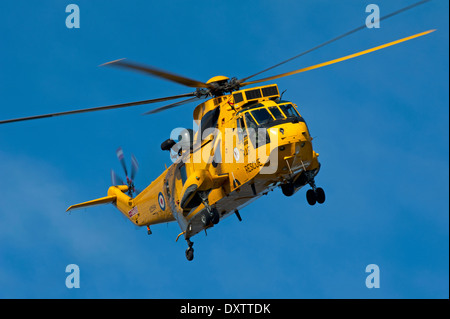 L'hélicoptère Sea King RAF Vol 'D' 202 Squadron RAF Lossiemouth OCS 9017. Banque D'Images