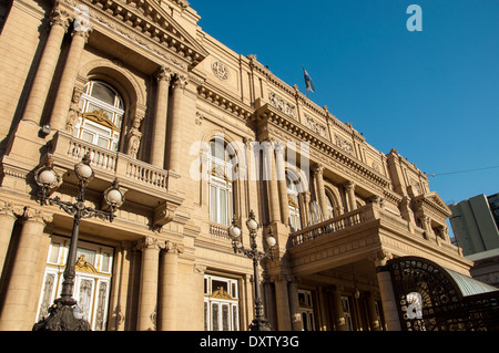 L'extérieur de l'historique Théâtre Colon de Buenos Aires, Argentine Banque D'Images