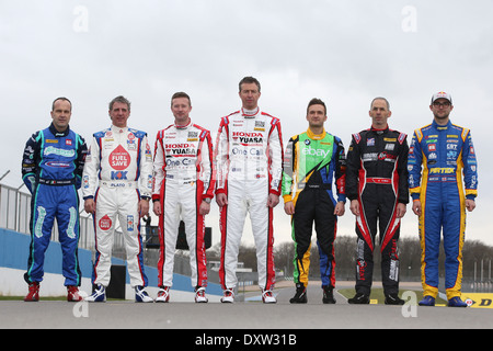 BTCC 2014 7 Champions inn - Giovanardi, Platon, Shedden, Neal, Turkington, Menu et en Jordanie Banque D'Images