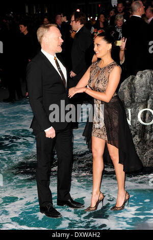 London, UK . Mar 31, 2014. Allegra Riggio;Jared Harris assister à la UK Pemiere de ' Noah 'Odeon Leicester Square Londres 31 Mars 2014 Crédit : Peter Phillips/Alamy Live News Banque D'Images