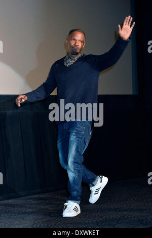 Tokyo, Japon. Mar 31, 2014. L'acteur Jamie Foxx assiste à 'l'Extraordinaire Spider-Man 2 : Montée de l'electro' conférence de presse le 31 mars 2014 à Tokyo, Japon : dpa Crédit photo alliance/Alamy Live News Banque D'Images