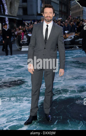 Hugh Jackman arrive pour le UK Premiere de Noé. Banque D'Images