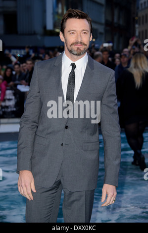 Hugh Jackman arrive pour le UK Premiere de Noé. Banque D'Images