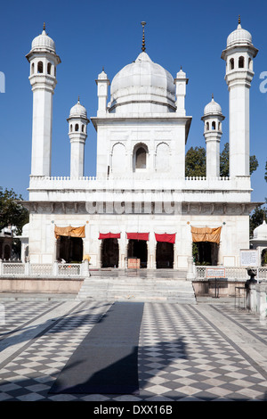 L'Inde, Dehradun. Un temple Sikh construit en 1707--le Durbar Shri Guru Maharaj Ji Rai Ram. Banque D'Images