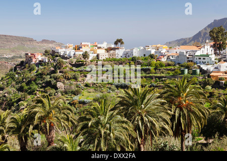 Townscape San Bartolomé de Tirajana, Gran Canaria, Îles Canaries, Espagne Banque D'Images