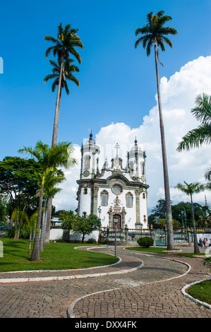 Église São Francisco de Assis, São João del Rei, Minas Gerais, Brésil Banque D'Images