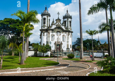 Église São Francisco de Assis, São João del Rei, Minas Gerais, Brésil Banque D'Images