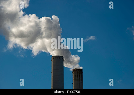 Niederaußem, centrale électrique au lignite de centrale électrique de charge de base, exploité par RWE, PowerAG Niederaußem, Bergheim Banque D'Images