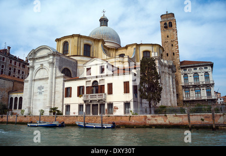 Chiesa di San Geremia sur le Grand Canal, Venise, Italie Banque D'Images