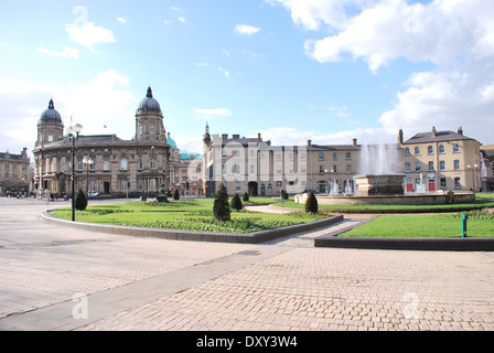 Queens Gardens Hull Maritime Museum town dock. Banque D'Images