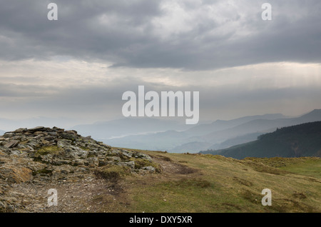 Vues de sommet Barf dans le Lake District, Cumbria, Angleterre Banque D'Images