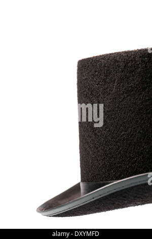 Un chapeau vintage isolé sur blanc. Banque D'Images