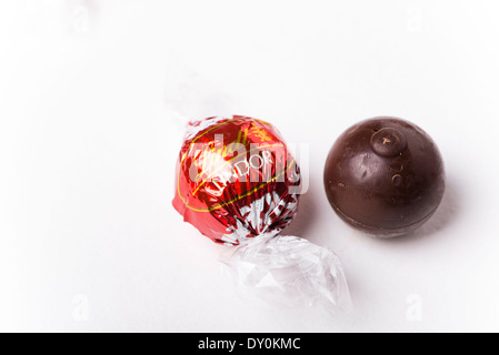 Truffes au chocolat Lindt Lindor 2 Banque D'Images