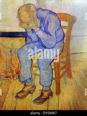 Vincent Van Gogh, vieil homme dans la douleur Banque D'Images