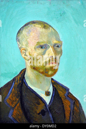 Vincent van Gogh Self Portrait consacré à Paul Gauguin Banque D'Images