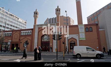 East London Mosque centre musulman à Whitechapel Road East London E1 KATHY DEWITT Banque D'Images