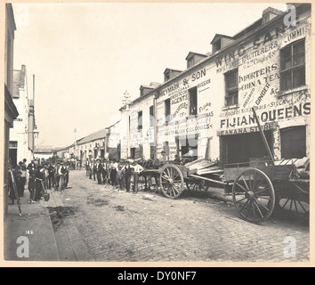 Barker-Street de vues prises pendant les opérations de nettoyage, zone de quarantaine, Sydney, 1900, vol. II / sous la supervision de M. George McCredie, F.I.A., N.S.W. photographié par John Degotardi Jr Banque D'Images