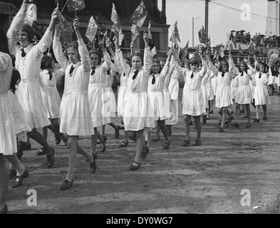 Saint Patrick's Day Pageant, 11/3/1939, par Sam Hood Banque D'Images