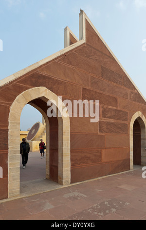 Jaipur, Rajasthan, Inde. L'observatoire Jantar Mantar Banque D'Images