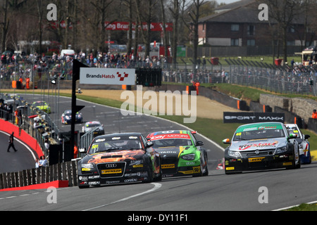 Rob Austin (GBR) Exocet Racing Audi A4 Banque D'Images