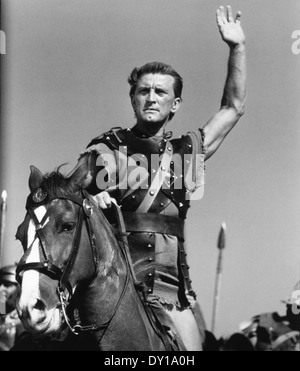 Kirk Douglas, sur-ensemble de la 'Spartacus', film, 1960 Banque D'Images