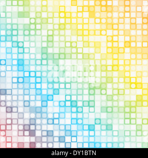 Résumé fond mosaïque pixel carré Banque D'Images Résumé fond mosaïque pixel carré Banque D'Images