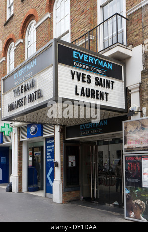 L'Everyman cinema dans Baker Street, Londres. Banque D'Images