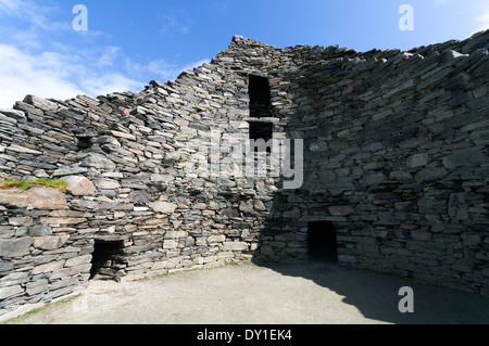 Dun Dun Carloway Broch (Chàlabhaigh), Isle Of Lewis, Western Isles, Ecosse, Royaume-Uni Banque D'Images