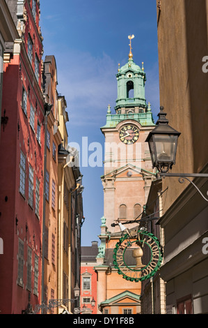 Église de Saint-nicolas aka la grande église Storkyrkan Stockholm Suède Banque D'Images