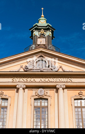 Bâtiment de la Bourse de l'Académie suédoise Börshuset Musée Nobel Stockholm Suède Banque D'Images