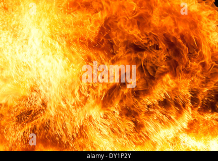 Blaze feu flamme texture background Banque D'Images