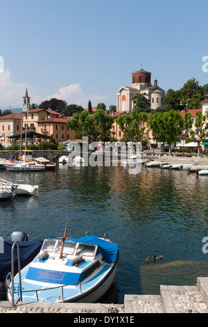 Laveno Harbor Banque D'Images