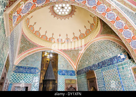 Prix dans le Harem du Palais de Topkapi (Topkapi Sarayi), Sultanahmet, Istanbul, Turquie Banque D'Images