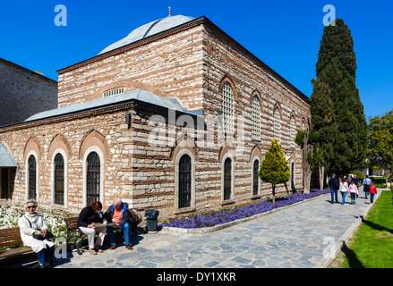 La bibliothèque (Mosquée de l'école) dans la troisième Cour, le palais de Topkapi (Topkapi Sarayi), Sultanahmet, Istanbul, Turquie Banque D'Images