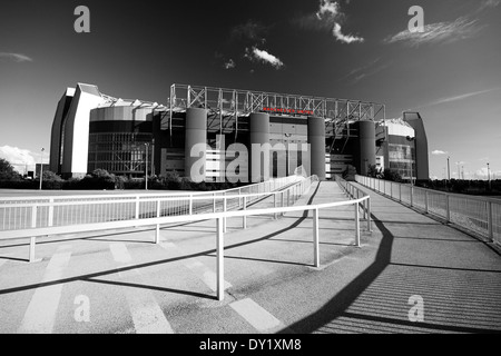 Le stade de football de Manchester United, Old Trafford, Manchester, UK Banque D'Images