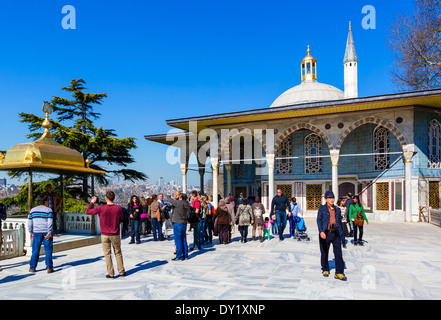 Le pavillon de Mecidiye Kosku dans la quatrième Cour, le palais de Topkapi (Topkapi Sarayi), Istanbul, Turquie Banque D'Images