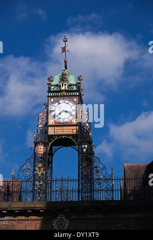 Eastgate Clock Ville Chester Cheshire England UK Royaume-Uni UE Union Européenne Europe Banque D'Images