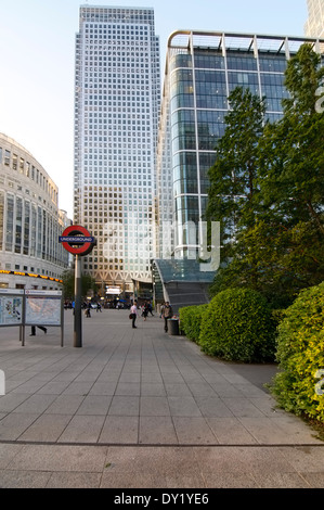 One Canada Square, Canary Wharf, London Banque D'Images