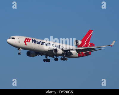 PH-MCY Martinair Holland McDonnell Douglas MD-11F, l'atterrissage à Schiphol (AMS - EHAM), Pays-Bas, pic3 Banque D'Images