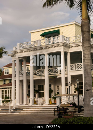 La Gasparilla Inn, Le Village historique de Boca Grande, Gasparilla Island, FL, USA Banque D'Images