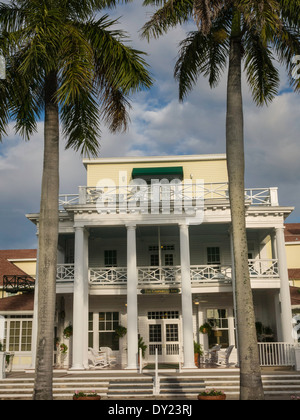 La Gasparilla Inn, Le Village historique de Boca Grande, Gasparilla Island, FL, USA Banque D'Images