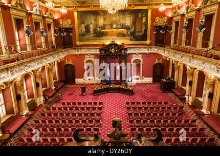 Salle du Sénat à l'Assemblée nationale du Québec, Québec, Canada Banque D'Images