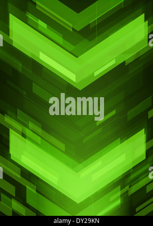 Flèches de la technologie abstraite Banque D'Images