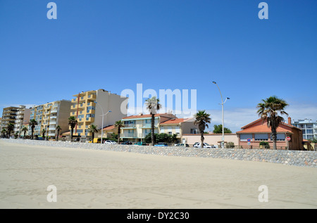 Canet-en-Roussillon (sud de la France) : le front de mer Banque D'Images