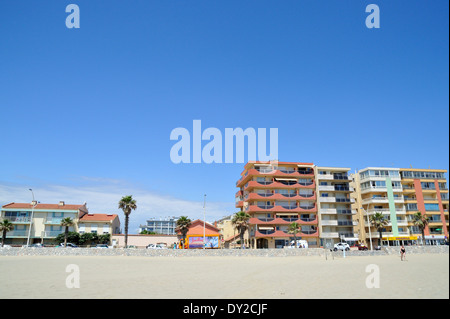 Canet-en-Roussillon (sud de la France) : le front de mer Banque D'Images