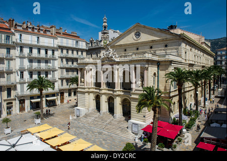 Toulon (sud-est de la France) : "Place Victor Hugo' square Banque D'Images