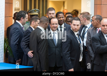 François Hollande, lors d'une visite à Bruxelles le 2013/05/15. Banque D'Images